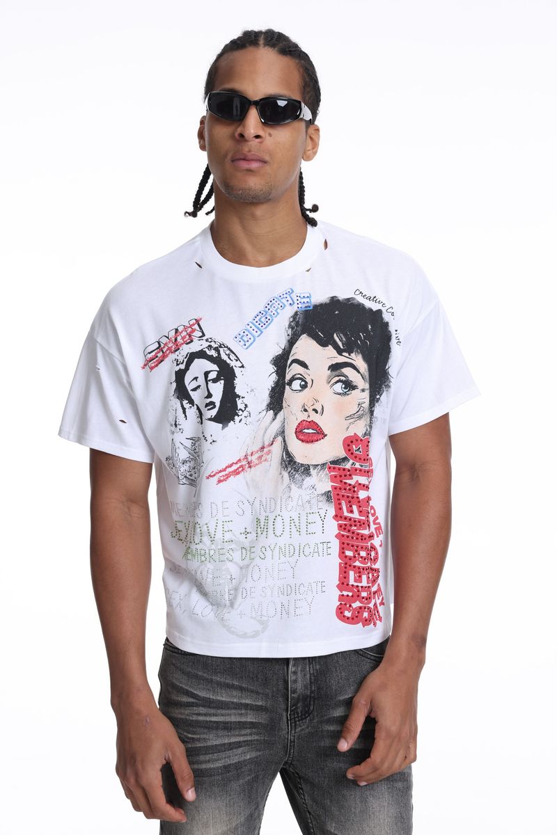 Syndicate "SLM Tee" White