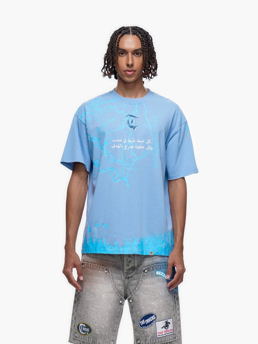 The Trnchs Stitched In Silence Blue T-Shirt