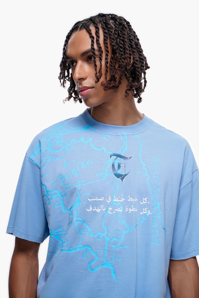 The Trnchs Stitched In Silence Blue T-Shirt