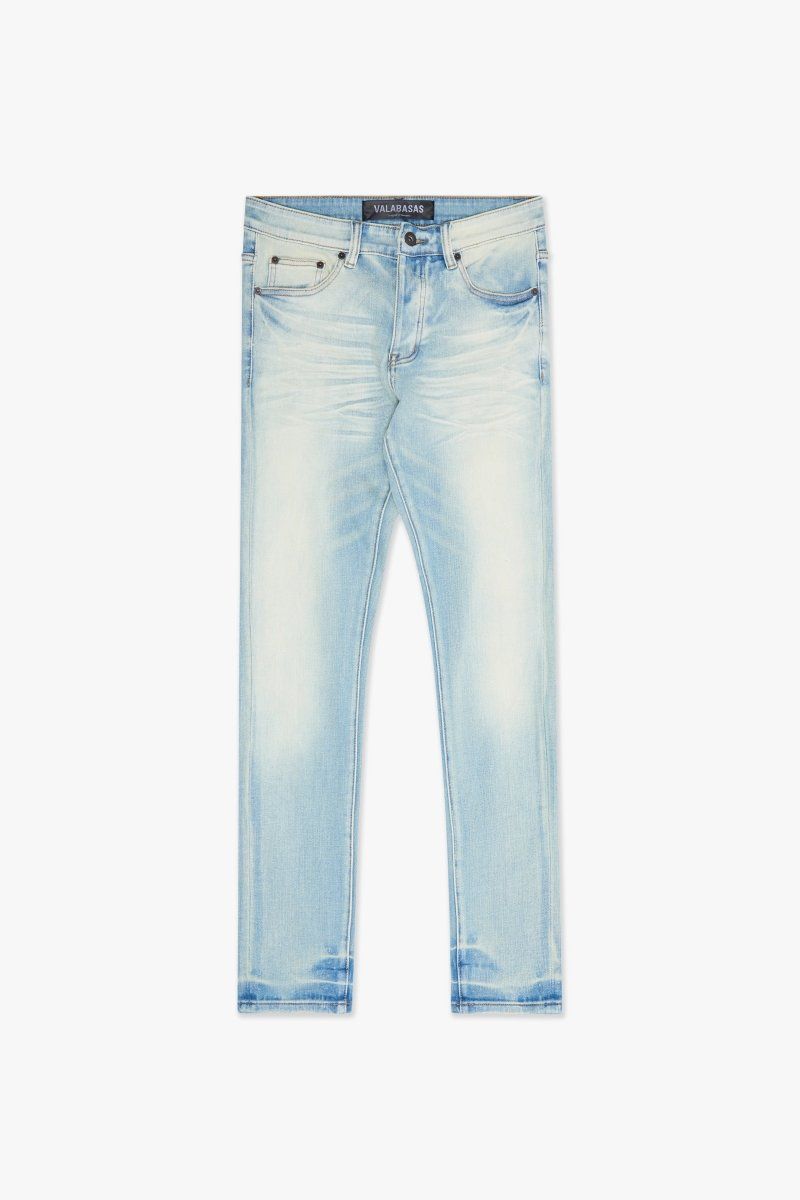 Valabasas "MR. FLEX" LIGHT WASH 4 WAY STRETCH SKINNY JEAN