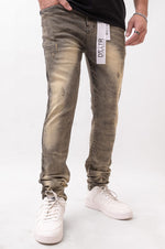 Disaster Super Stretch Denim - Slim Fit - Vintage Black (623)