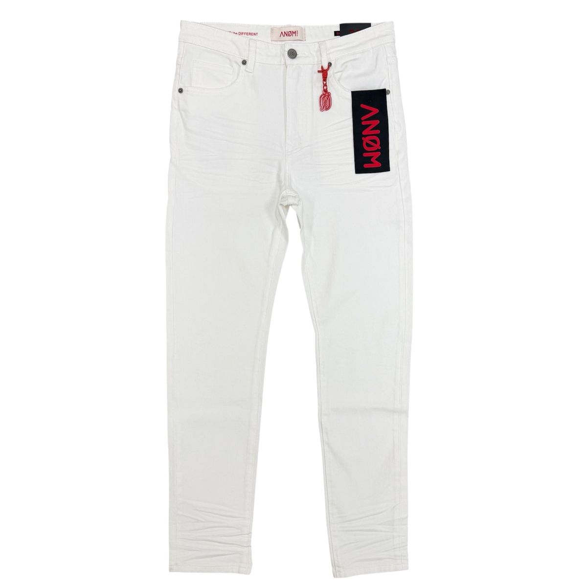 Anom Denim "360 " White Skinny Jeans