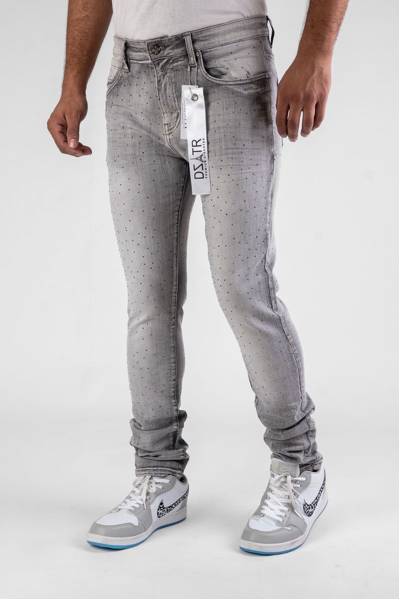 Disaster Super Stretch Denim - Slim Fit - Grey Stone (491N)