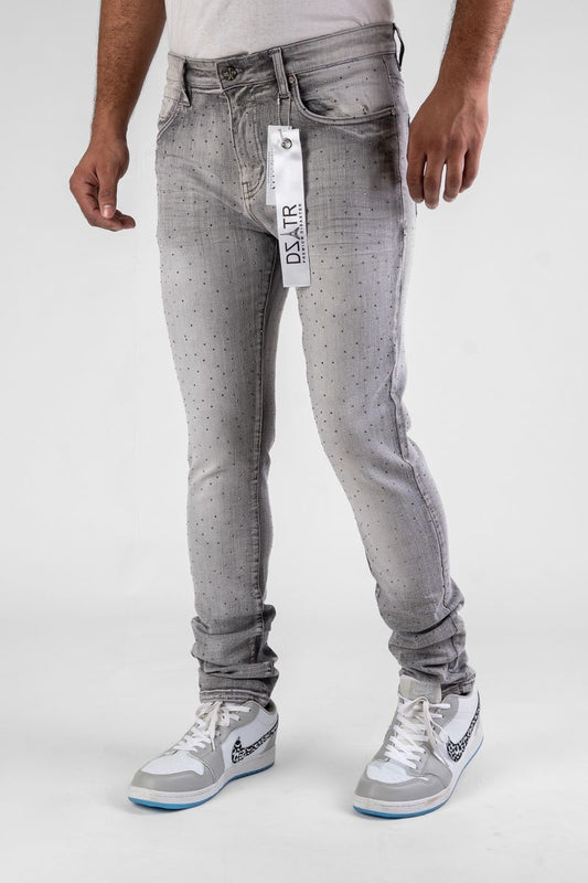 Disaster Super Stretch Denim - Slim Fit - Grey Stone (491N)