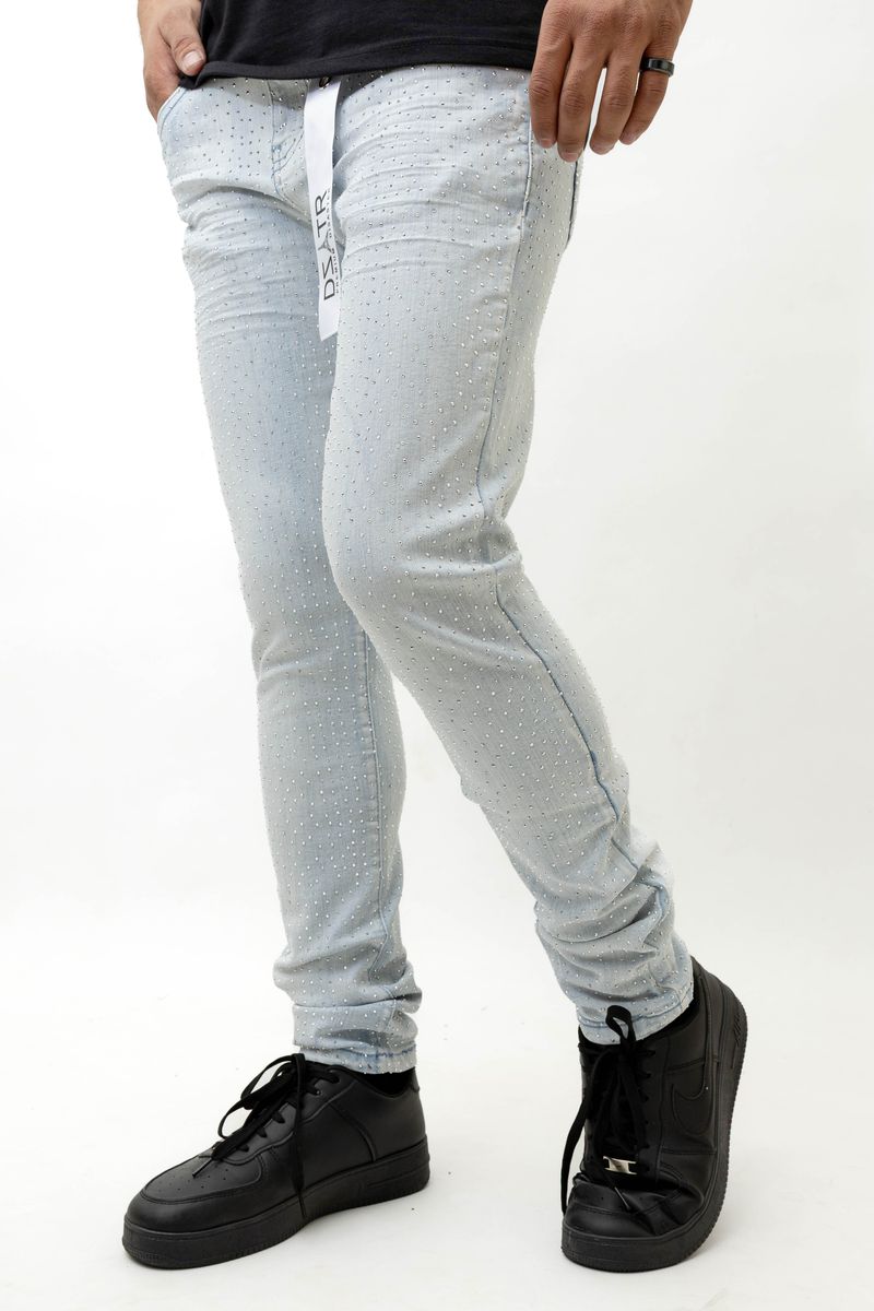 Disaster Super Stretch Denim - Slim Fit - Ice Blue  Stone (491N)