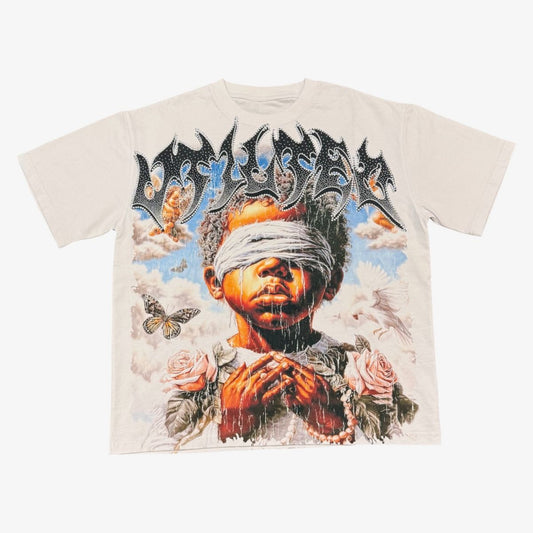 Vtilted "blinded" White T-Shirt