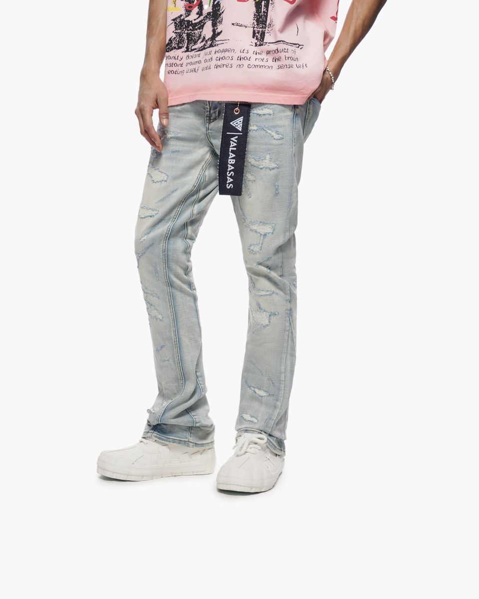 Valabasas "Trance" Flear Stacked Jeans