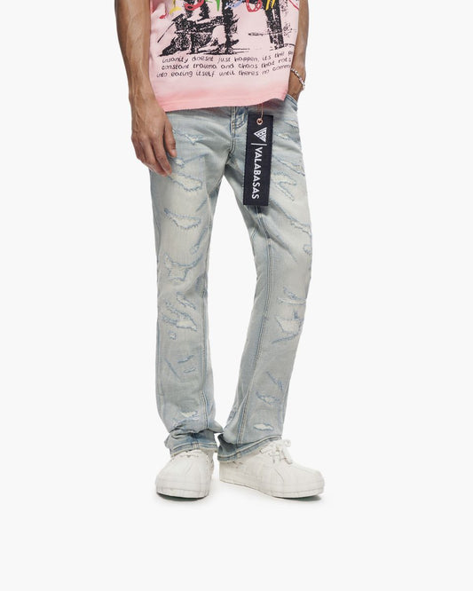 Valabasas "Trance" Flear Stacked Jeans