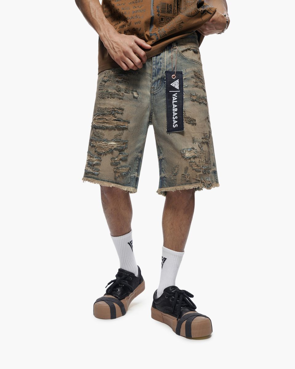 Valabasas "Clipped " Denim Shorts