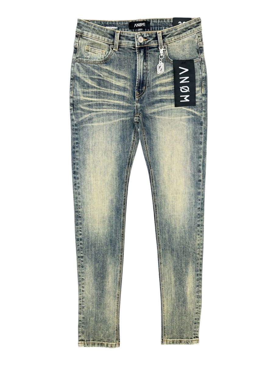 Anom Denim "360 " Cusp Vintage Grey Skinny Jeans