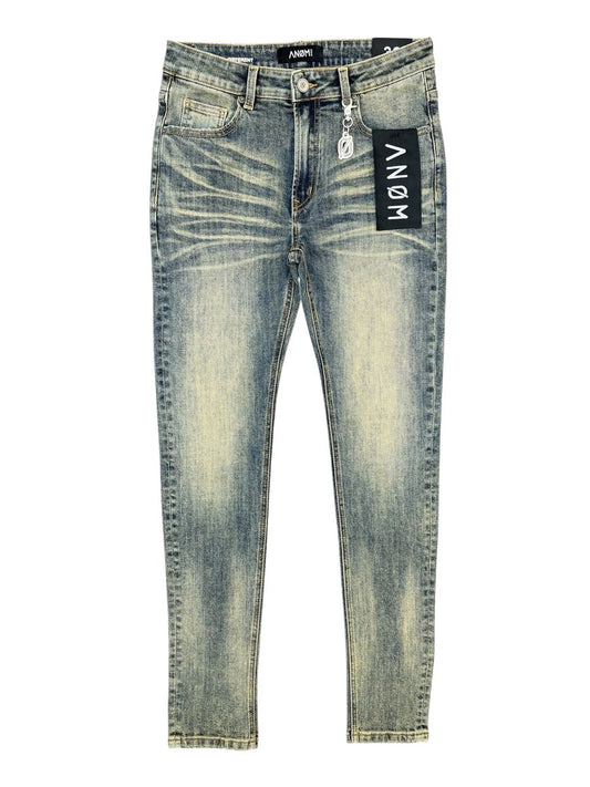 Anom Denim "360 " Cusp Vintage Grey Skinny Jeans