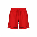 Rebel Minds Crinkle Piping Red  Nylon Shorts