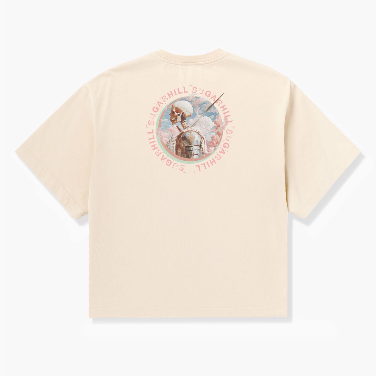 Sugarhill "Death Fight " T-Shirt Cream