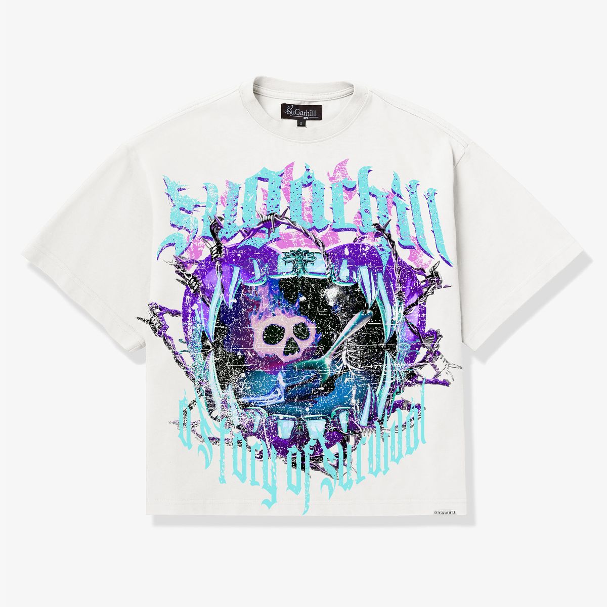 Sugarhill "Survival " T-Shirt White