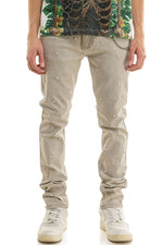 Kdnk Any Season Pearl Rhinestone Skinny Grey Jeans