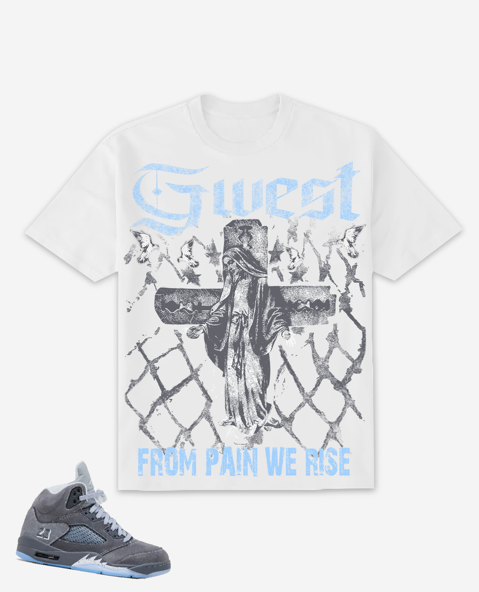 G West From Pain We Rise White T-Shirt