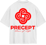 Precept Monaco 2  Printing & Rhinestone White T-Shirt