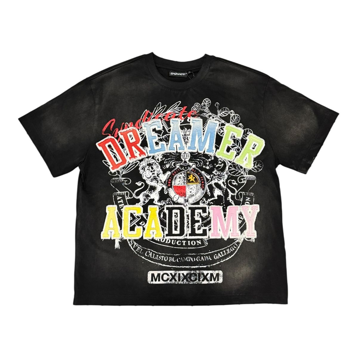 Syndicate  "Dreamer Tee" Black Wash