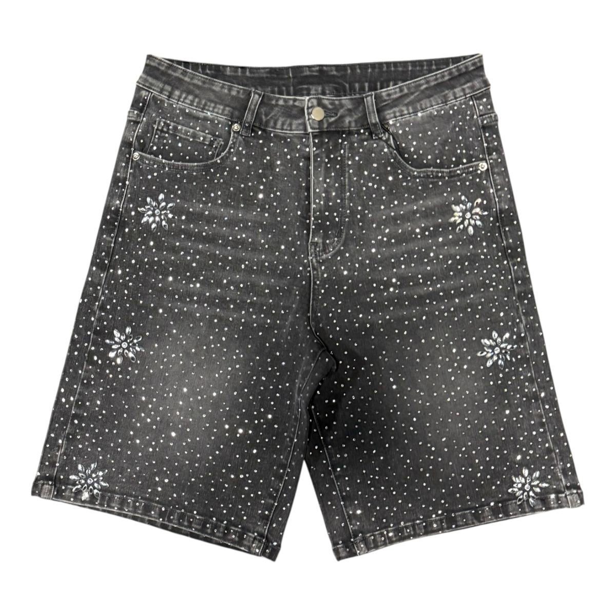 Syndicate "Cosmo" Dark Grey Wash  Denim Jorts