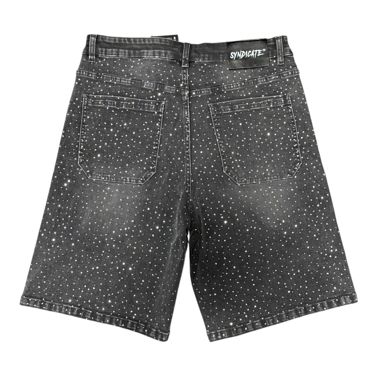 Syndicate "Cosmo" Dark Grey Wash  Denim Jorts