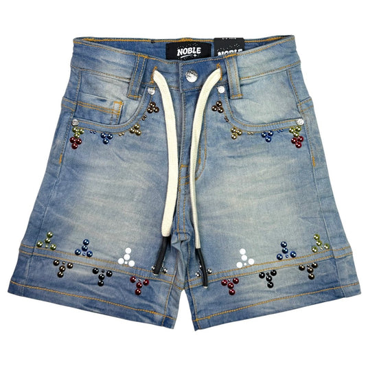 Noble Outer Space Premium Kids Denim Shorts "Vintage"