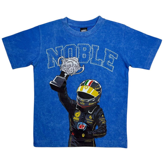 Noble Race Kids Premium Tee Washed Blue