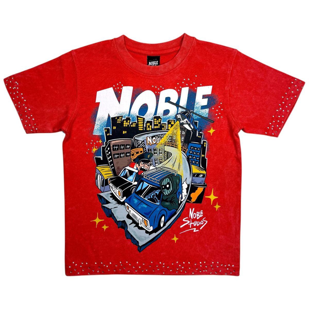 Noble Chaos Kids Premium Tee Washed Red