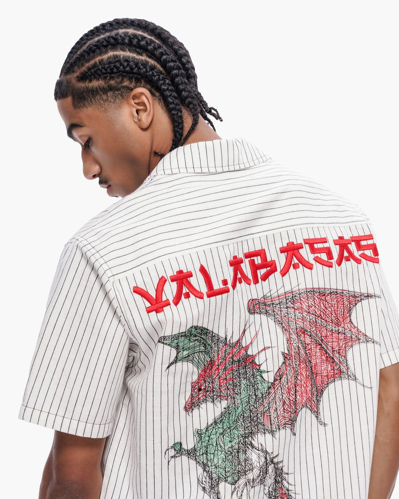 Valabasas " Xyoto " Button Down White /Black