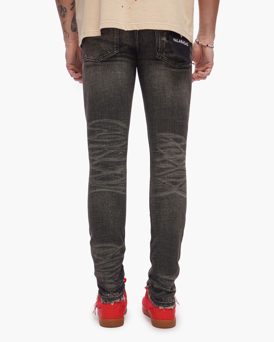 Valabasas "Collage " Skinny Denim Grey Vintage Wash