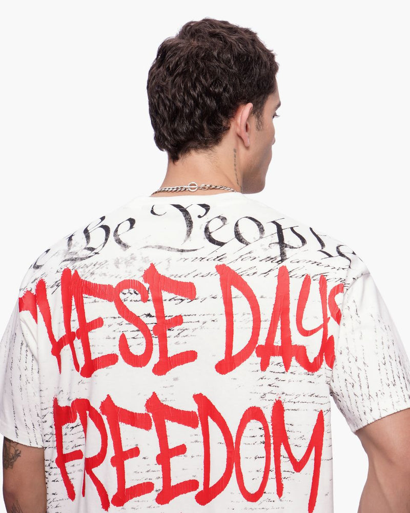 Valabasas " Freedom " T-Shirt White