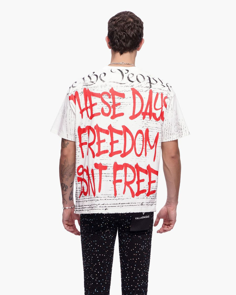 Valabasas " Freedom " T-Shirt White