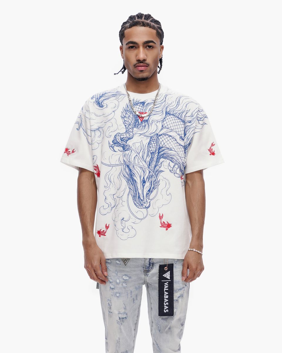 Valabasas "Mythic Flow" T-Shirt White