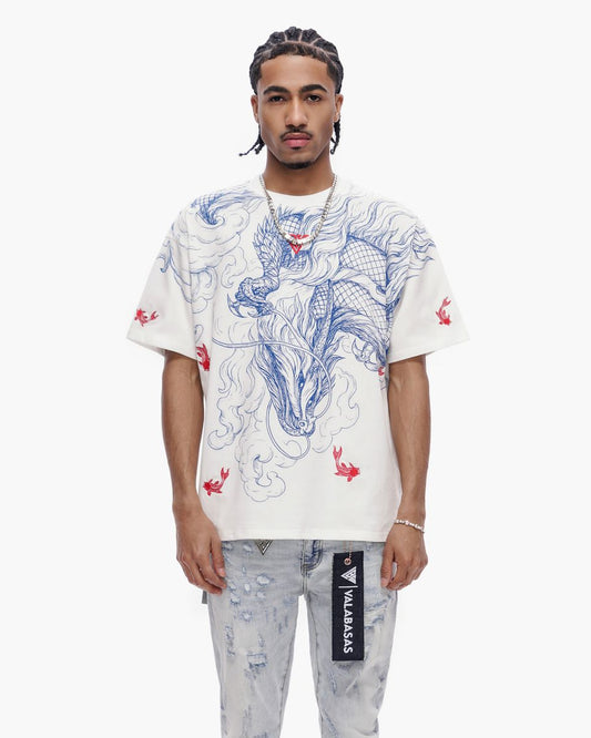 Valabasas "Mythic Flow" T-Shirt White