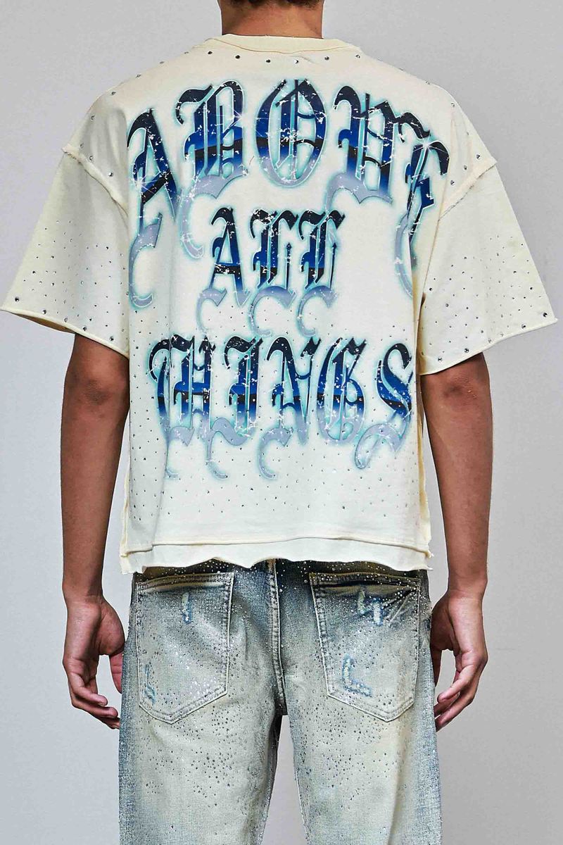 First Row Above All  T-Shirt (Cream)