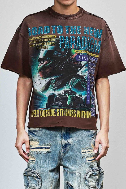 First Row New Paradigm Steady T-Shirt (Brown)