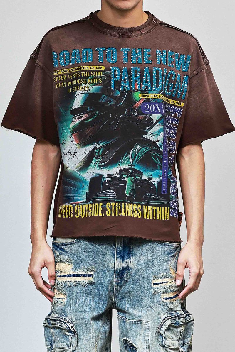 First Row New Paradigm Steady T-Shirt (Brown)
