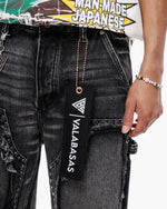 Valabasas "Resident" Denim Shorts Grey Wash