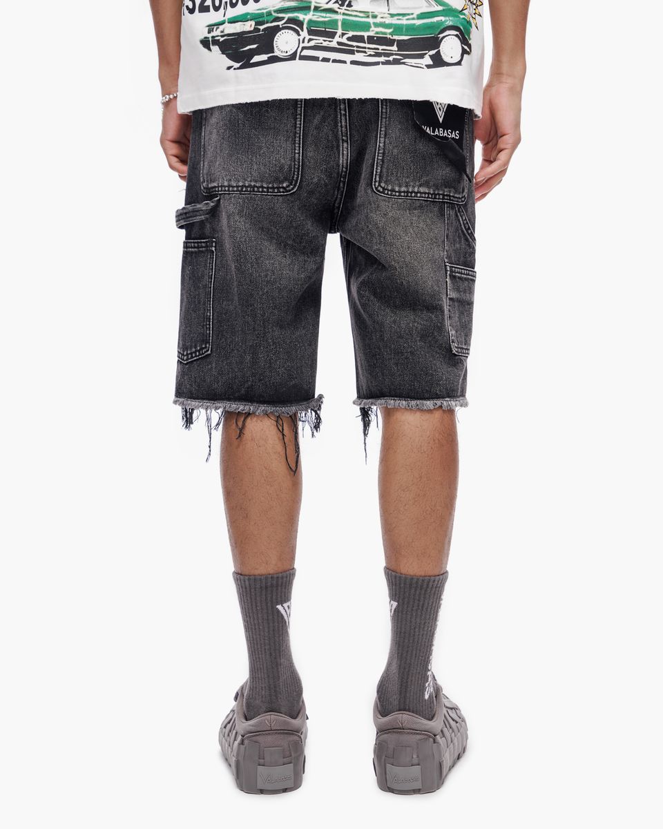 Valabasas "Resident" Denim Shorts Grey Wash