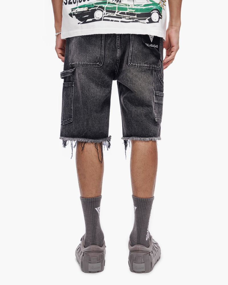 Valabasas "Resident" Denim Shorts Grey Wash
