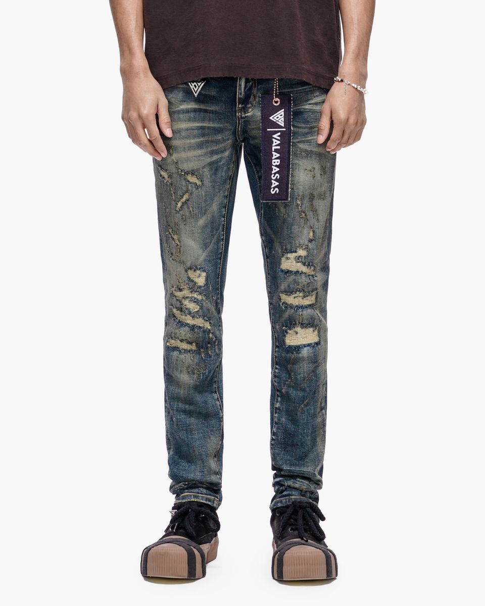Valabasas "Leader" Skinny Denim Dark Blue Vintage