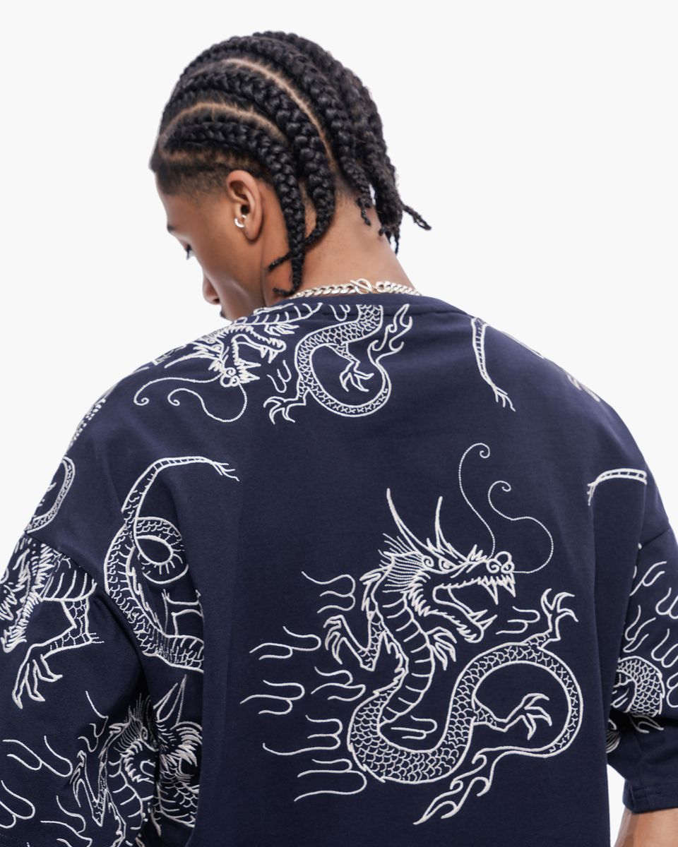 Valabasas "Yurei " T-Shirt Navy