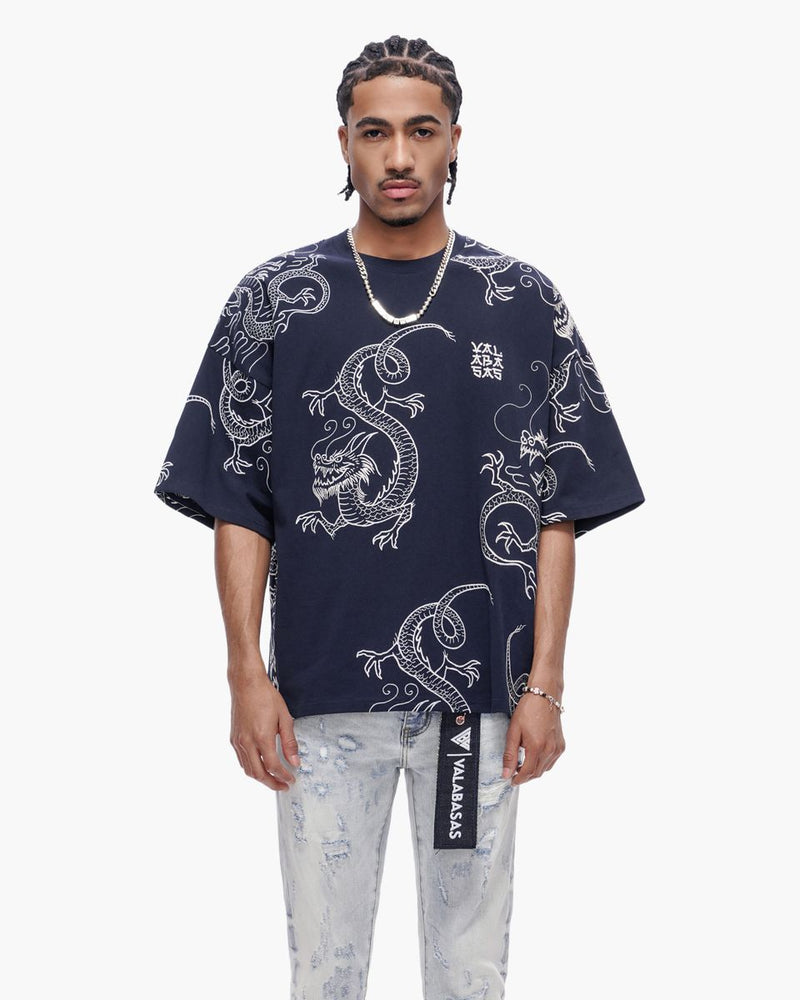 Valabasas "Yurei " T-Shirt Navy