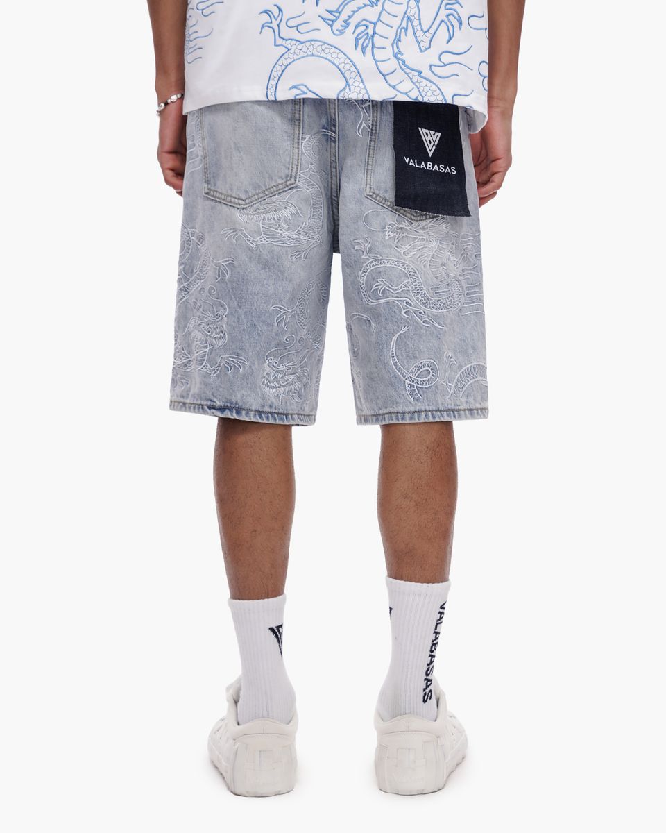 Valabasas "Ganru" Jeans Shorts Light Blue Wash