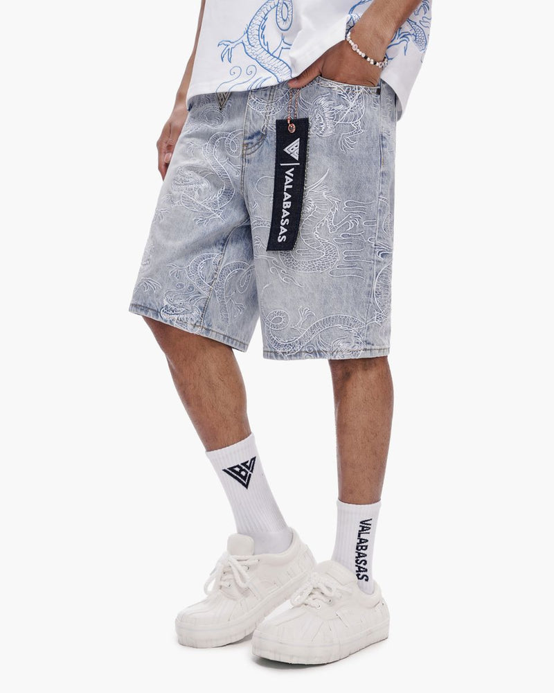 Valabasas "Ganru" Jeans Shorts Light Blue Wash