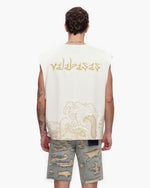 Valabasas "Kaito " Cut -OFF T-Shirts White