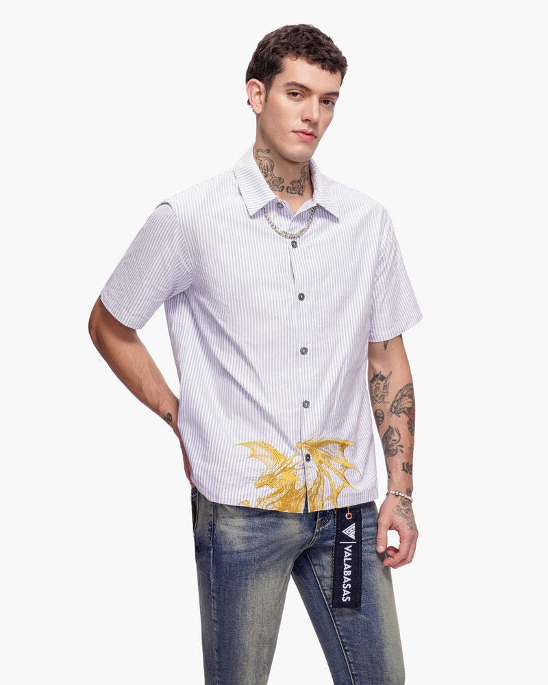 Valabasas "Fugazi " Button Down White