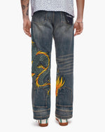 Valabasas " Sky Serpent " Baggy Denim Vintage Wash