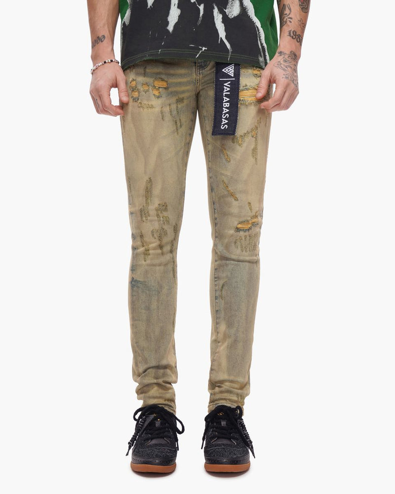 Valabasas Collage Skinny Vintage  Wash
