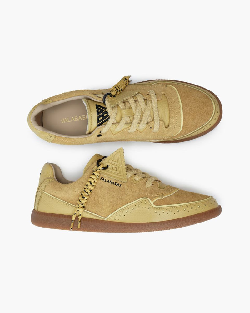 Valabasas "Able " Suede Yellow Shoes