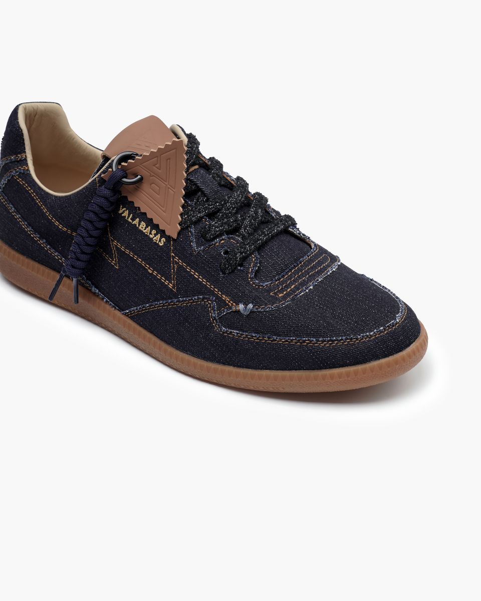 Valabasas "Able " Sude Indigo Shoes